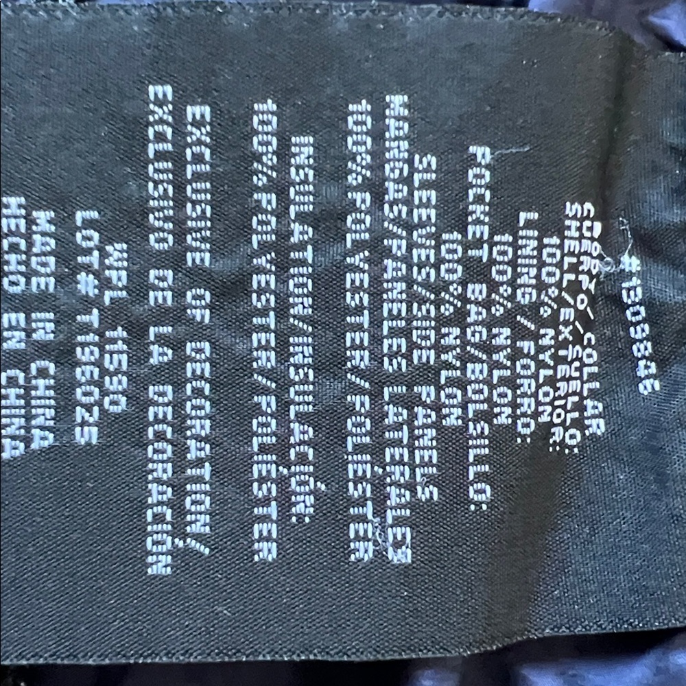 32 Degrees HEAT indigo puffer jacket medium - Picture 10 of 11